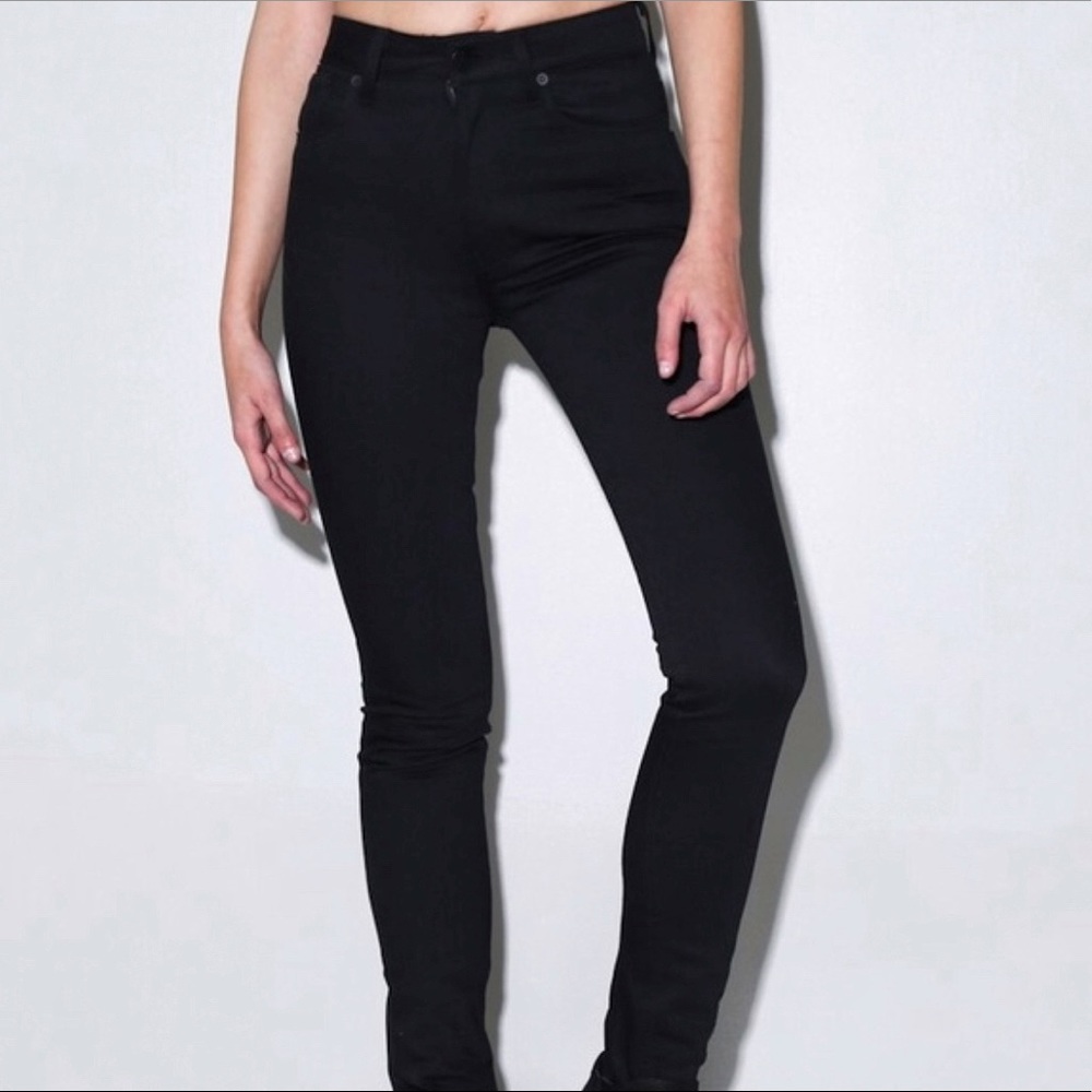 NWOT Oak High-rise skinny black jeans